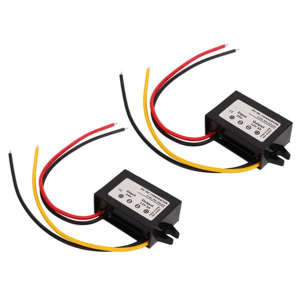 DC til DC-konverter 18-40V til 12V 3A 36W IP68 Vandtæt Universal Bil Buck Regulator Modul