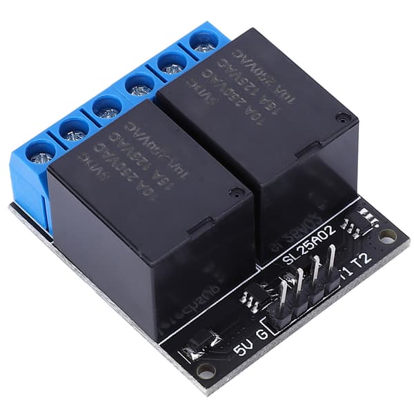 SL25A02 5V 2-Channel Bistable Self-Locking Relay Module Single Chip Low Level Control Switch
