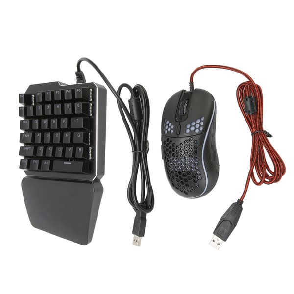 4-i-1 Mobilspel Combo Pack Mobil Gamepad Controller Gaming Tangentbord Mus Konverterare för Android för IOS Telefon
