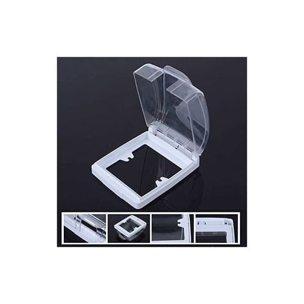 Socket Protective Cover, Flip-Up Waterproof Lid for Home and School Use (PZCC)[DB]