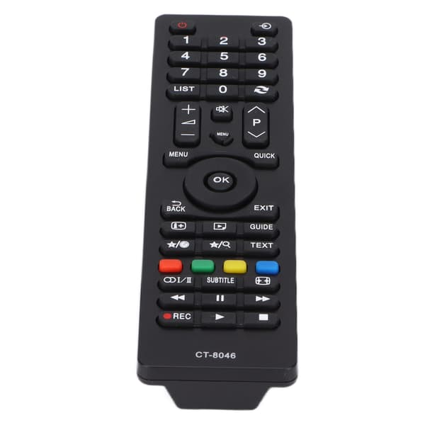 CT‑8046 Erstatningsfjernkontroll Holdbar Erstatningsfjernkontroll for Toshiba 32D1533DB TV
