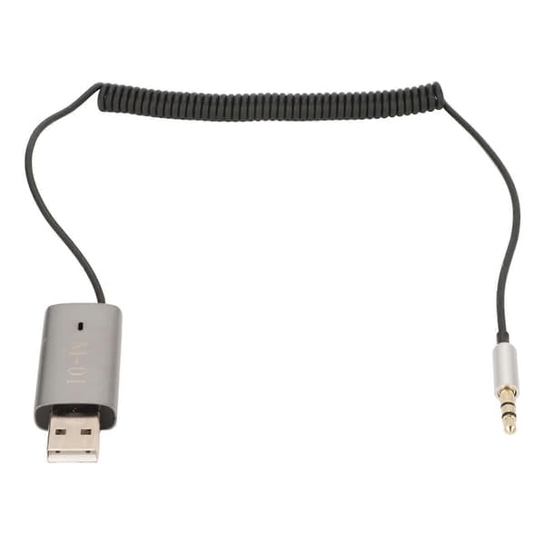 Lydmodtager Bil BT 5.1 Aux Adapter USB til 3,5 mm Jack Bil BT Modtager til Bil Stereo Hjem