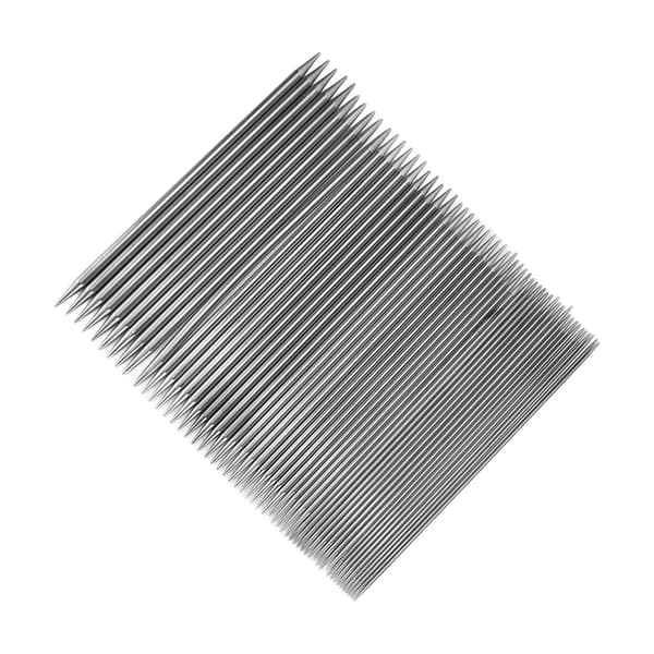 Double Pointed Knitting Needles, Stainless Steel Needle Set 2.0mm to 6.5mm with Precision Tips and Smooth Finish, Ergonomic Design for Sock Knitting