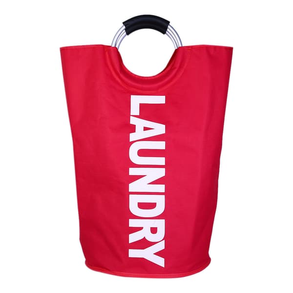 Red - Laundry basket, foldable laundry bag, foldable laundry hamper with large capacity (1 pc)