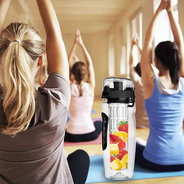 Infuser Water Bottle for Healthy Hydration, Sport Loop Ideal for Various Activities, Leak-Proof Design Ensures Freshness All Day