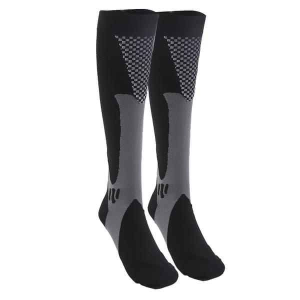 Comfortable and Breathable Compression Socks, Better Blood Circulation Leg Socks with Moisture-Wicking Fabric, Great Flexibility Sports Socks for
