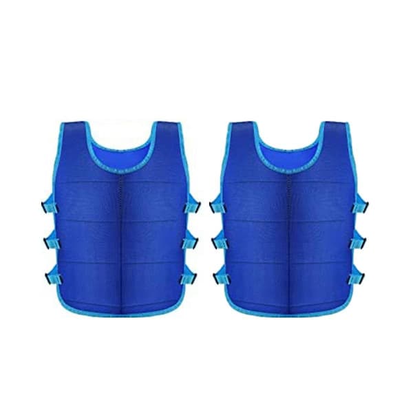 2 Pcs Cooling Vests with 48 Ice Packs, Adjustable Ice Vest for Men and Women, for Hot Weather, Work, and Running
