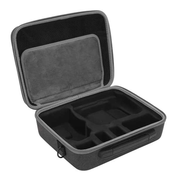 Fabric RC Drone Bag, Portable Hard Shell Storage Case with Adjustable Shoulder Strap for Mini 3 Pro