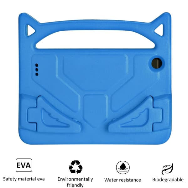 Tablet Case for Kids, Carry-Friendly Handle for Small Hands, Dual-Angle Handle Stand for Comfortable Viewing, Precise Cutouts for Easy Access