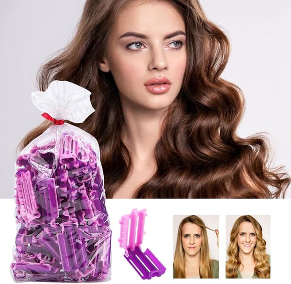Permanentstaver, 45X Hårklemmer, Profesjonelt Frisørverktøy, Hårpermanentkit for Salong, Krøllpermanentstavsett, Styling Krøllpermanent P[DB]