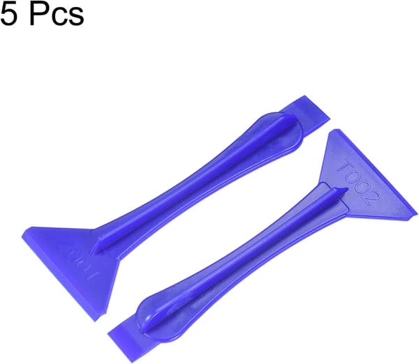 Plastic Spudger Pry Opening Tool 5pcs for Cell Phone PC Tablet Laptop LCD Screen Smart 115x46mm Black