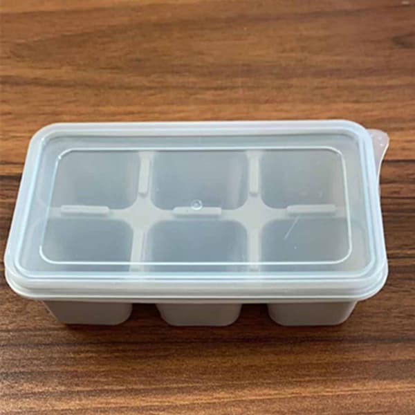 Isbitform Stor kapasitet Allsidig Enkel å bruke Isbitmaskin Isbitform med lokk for hjemmet