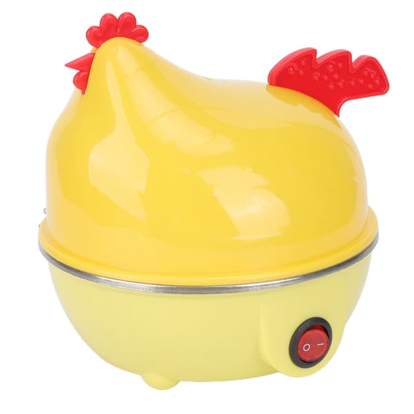 Electric Egg Cooker Multifunctional Chicken Shaped Rapid Boiler 7 Egg Capacity Automatic Shut-off Mini Breakfast Machine EU Standard 220V