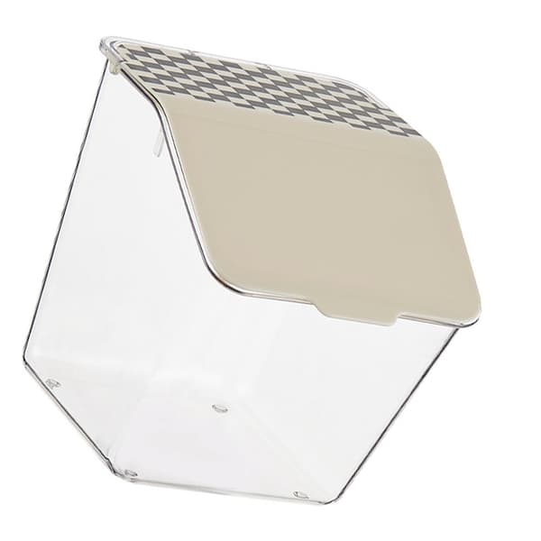 Wall Mounted Garlic Container Stylish Transparent Food Garlic Holder for Onion Kitchen 1pc