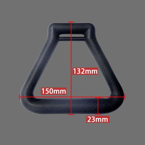 [LCS]st Gymnastic Rings Gymnastic Rings, Triangular Pull-Up Ring with Adjustable Blue