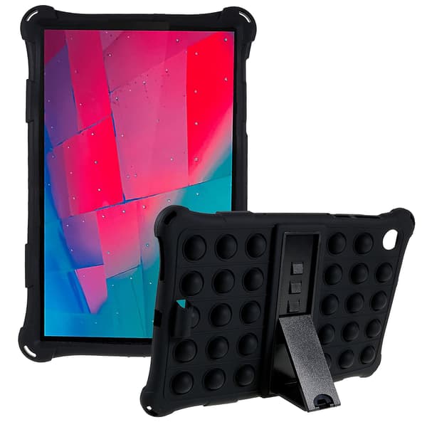 Tabletskydd för Lenovo Tab M10 HD Gen 2 TB-X306X med Pop-It Fidget Leksak, Stötskyddande Skal med PC-Stativ