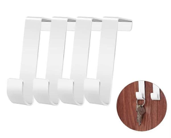 4-pack över dörren enkel hängkrok