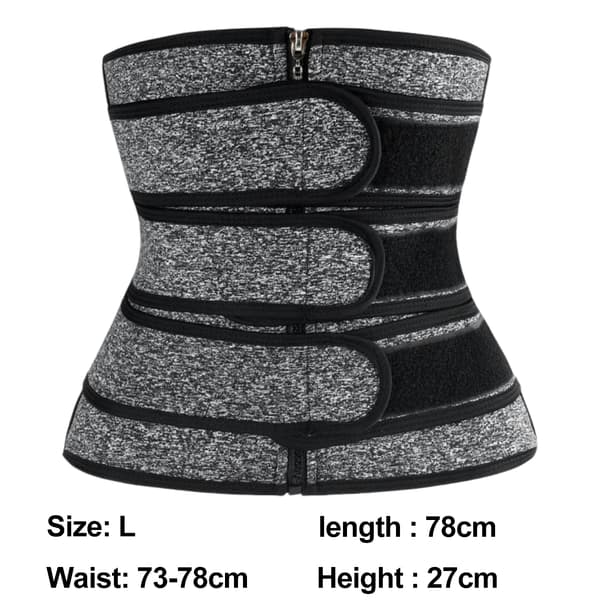 Women's Sweat Belt, Tummy Control Waist Trimmer with Neoprene Core and Ergonomic Design, Shapewear Belt for Adjustable Compression and Back Support