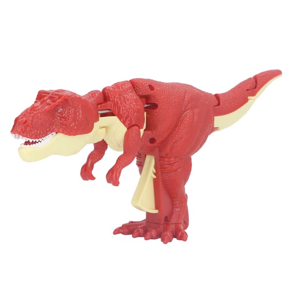 Funny Press-Dinosaur Toy Interactive Musical Shaking Head Electronic Realistic Dinosaur Toy Red