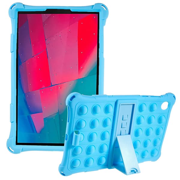 Tablet Case for Lenovo Tab M10 HD Gen 2 TB-X306X with Pop-It Fidget Toy, Shockproof Case with PC Stand