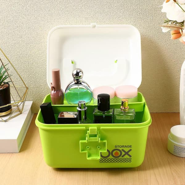 Lockable Medicine Cabinet, Medicine Box with Handle, Lockable Storage Box, Portable Security Box, Large Storage Box with Lock