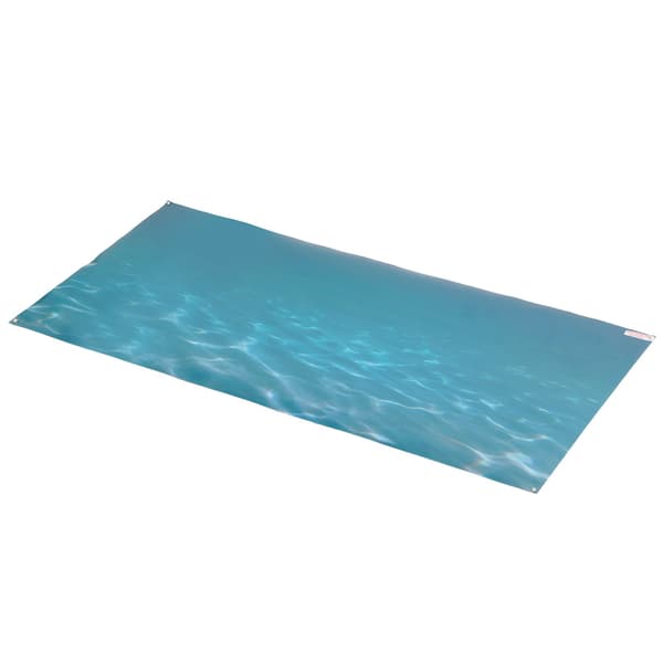 PVC selvklebende 3D havsmønster akvarieplakat - 61x41cm