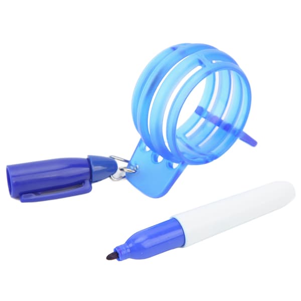 Circle Golf Ball Line Marker Tool 360 Degree Golf Ball Line Marker Drawing Alignment Tool for Putting with Blue Pen