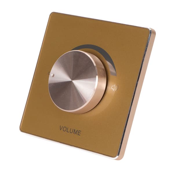 50W Volume Control Knob Aluminum Alloy Frame 5 Position Constant Resistance Adjustment Switch Wall Volume Control