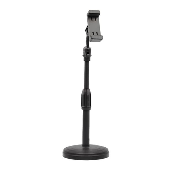 Mobile Phone Stand Angle Height Adjustable Phone Stand with Round Base for Watching Videos Online Conferences