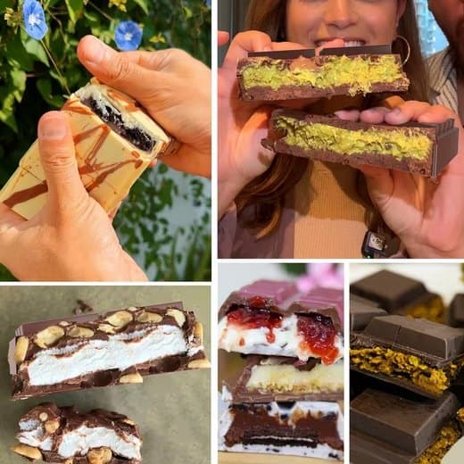 Chokoladeform Sæt, Silikone Dyb, Inkluderer Poser og Skraber