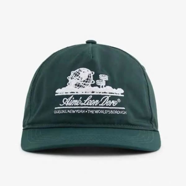 Aim Leon Dore Unisex Justerbar Baseballkasket Grøn