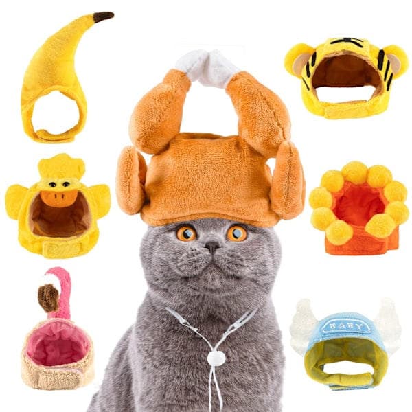 Cute Soft Cotton Pet Headwear - Keep Your Pet Warm and Stylish
