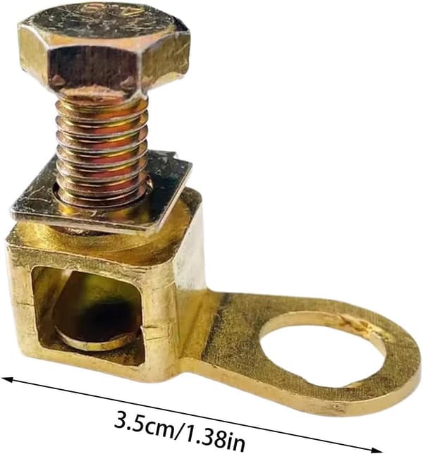 High Conductivity Battery Terminals, Copper Cable Lugs, Portable Car Accessory, Elegant Decorative Element (DB)