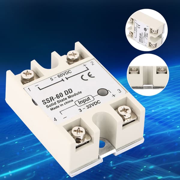 DCDC Solid State Relay SSR60DD 60A 332VDC to 5200VDC SSR
