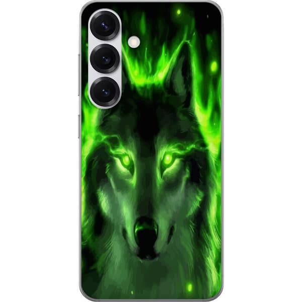 Compatible Phone Case for Samsung Galaxy S25 Wolf