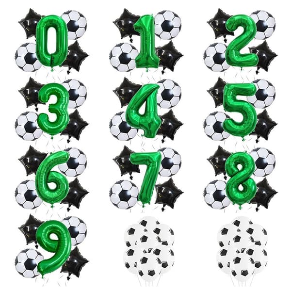 Fodbold Aluminiumfolieballon-Nummer 4