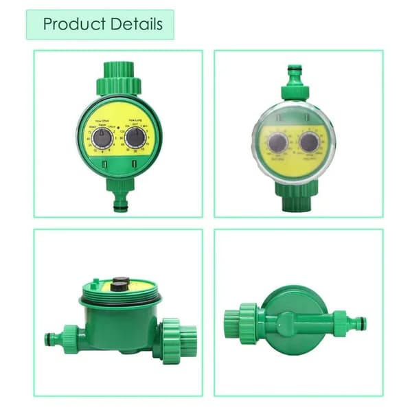 Automatic Irrigation Timer, Irrigation Timer, Automatic Sprinkler Valve - Waterproof, Easy to Install, for Garden, Indoor and Outdoor