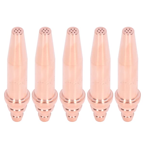 5 PCS Isobaric Cutting Tips Acetylene Torch Nozzle Replacement Gas Welding Consumables G02-0