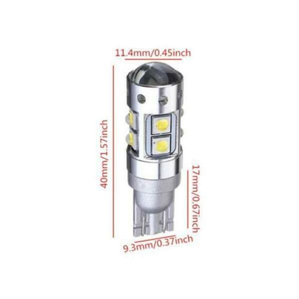 T10 50W CREE 10LED – hvid – til bil