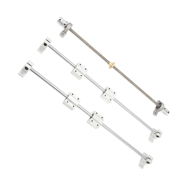 Linear Motion Kit Rod Shaft Guide Screw Support Bearings Couplings 3D Printer Power Transmission Set
