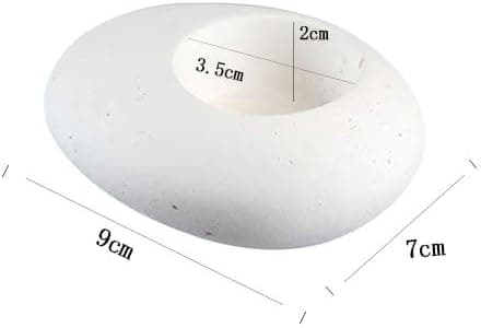 Silikonform for håndlagde lyslykter i stein, elegant aksent for Zen-hage