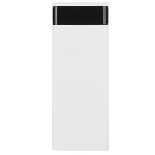 Lett 8 x 18650 Batterioppbevaringsboks DIY Bærbar Powerbank Jacking Tilbehør hvit