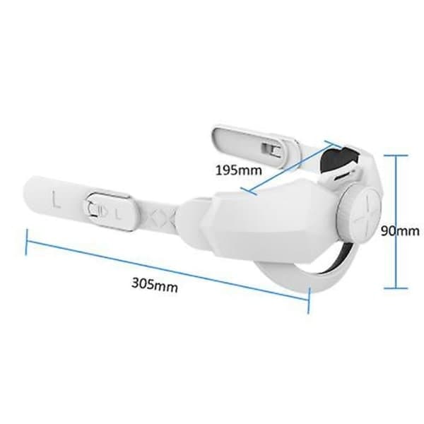 [LCS] Elite Headband Compatible with Oculus Quest 2 Accessories Adjustable Reduce Head Pressure Comfort VR Gaming