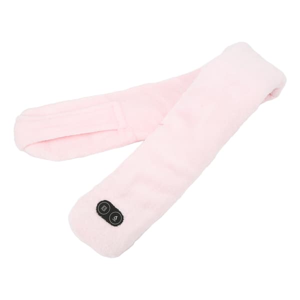 Intelligent USB Heated Scarf with Massage Function for Men and Women Daily Use Pink
