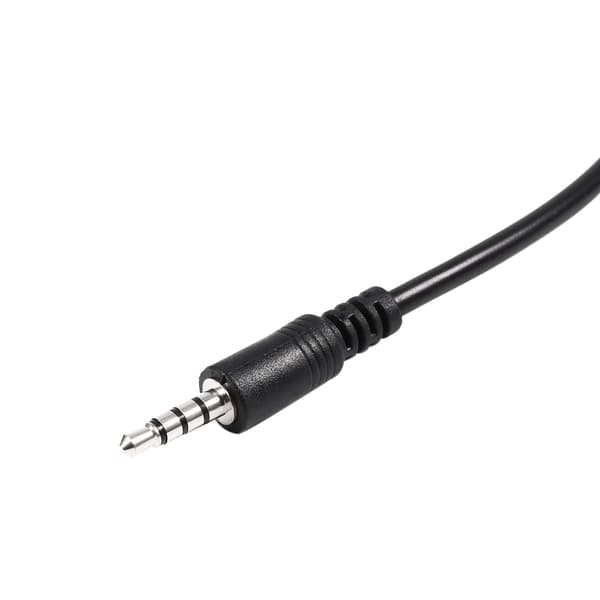 3,5 mm han til USB 2.0 Type A hun OTG-lydadapter