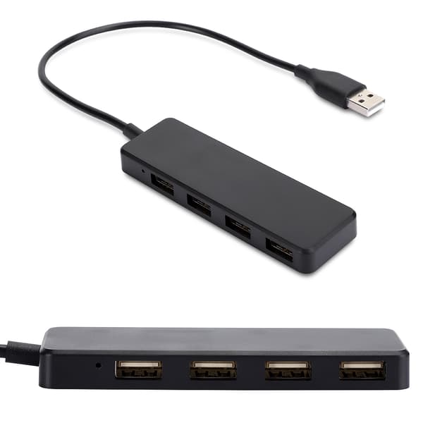 High-Speed USB 3.0 4-Port Ultra-Thin Portable Splitter
