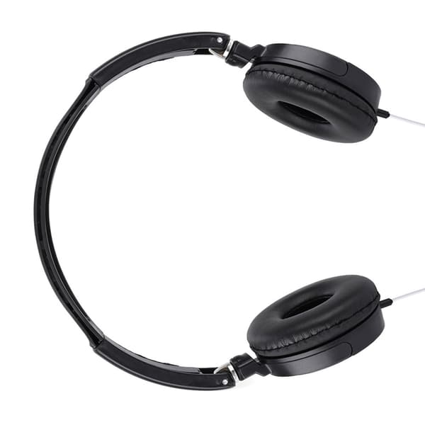 Compact Foldable Wired Headset – Stereo HiFi Music Headphones