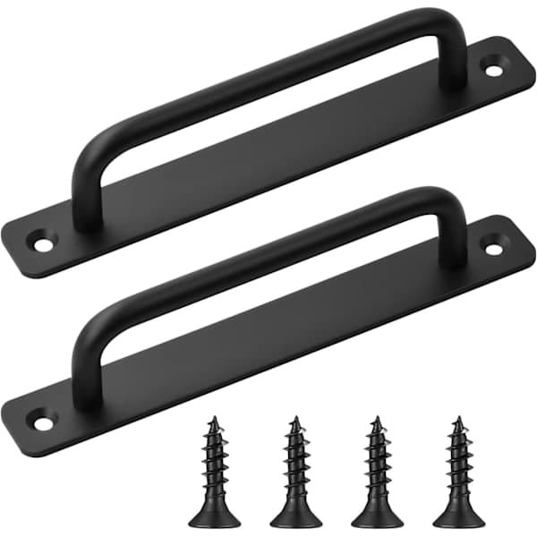 Sliding Door Handle, Black Handle, 160mm