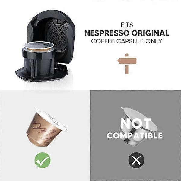 Gjenbrukbar kaffekapseladapter for Dolce Gusto Genio S Crema