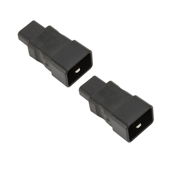 2 stk. IEC320 C20 til IEC320 C13 strømadapter Plug Play til UPS PDU-server